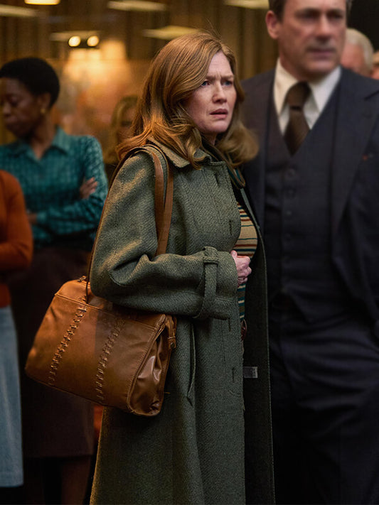 Mireille Enos American Hostage 2026 Barbara Wool Coat