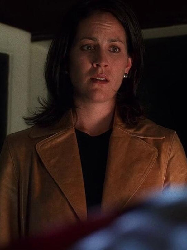 Monica Reyes The X Files S09 Brown Leather Coat
