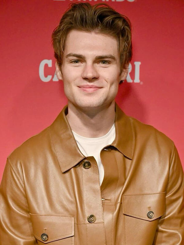 Noah LaLonde My Life with the Walter Boys Brown Leather Jacket