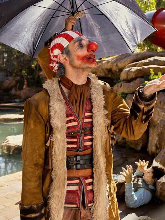One Piece S01 Jeff Ward Brown Suede Coat