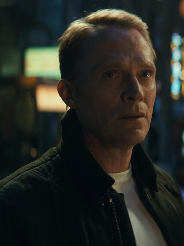 Paul Bettany VisionQuest 2026 Black Quilted Jacket