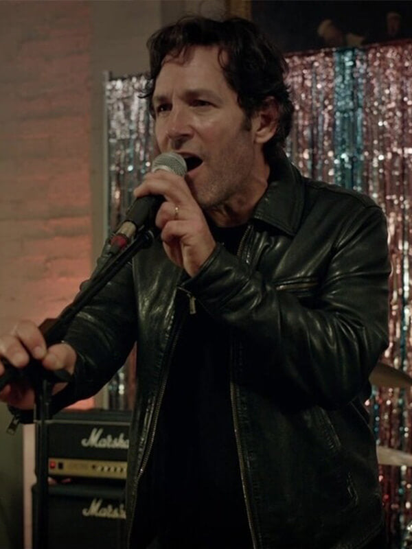 Paul Rudd Power Ballad 2026 Rick Leather Jacket
