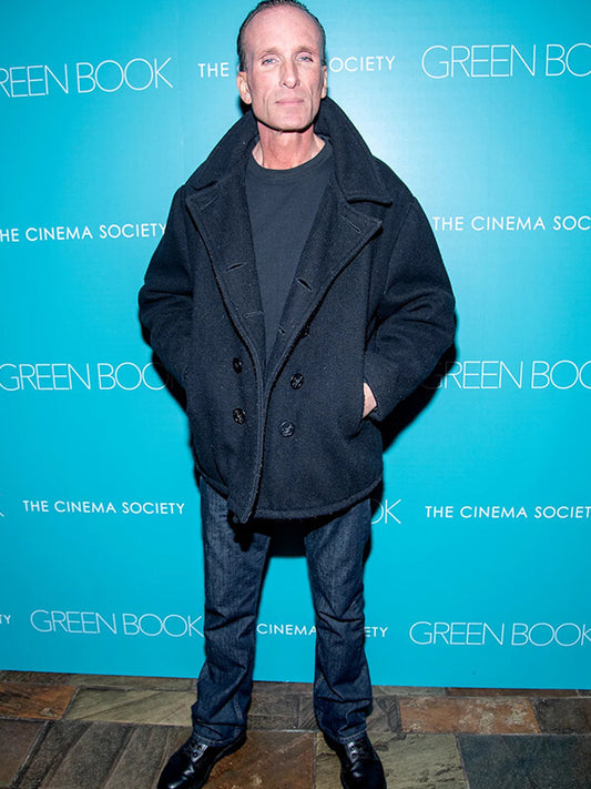 Peter Greene Blue Wool Coat