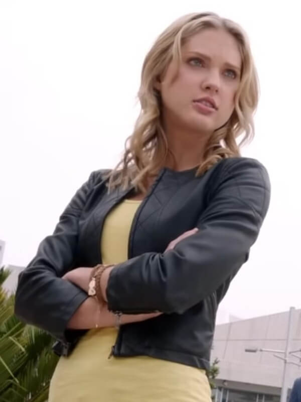Power Rangers Megaforce Ciara Hanna Leather Jacket