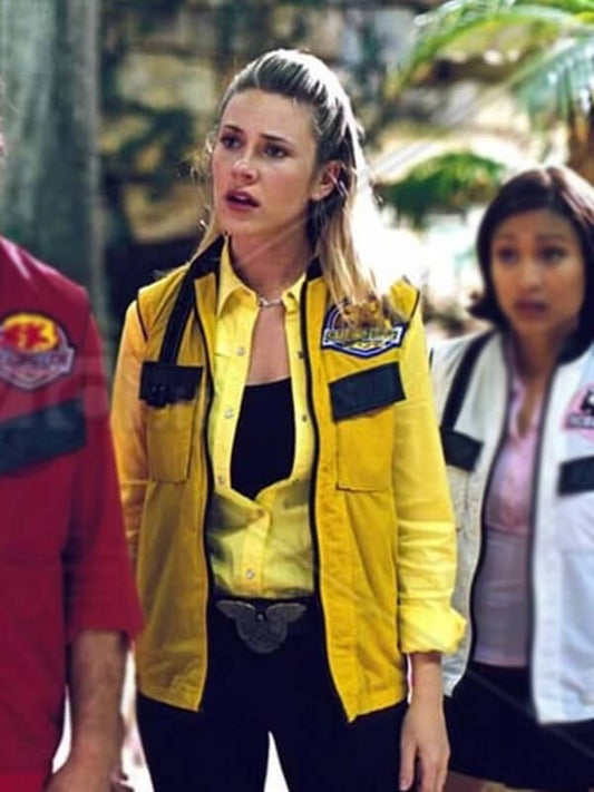 Power Rangers Wild Force Alyson Sullivan Yellow Vest