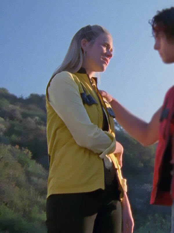 Power Rangers Wild Force Alyson Sullivan Yellow Vest