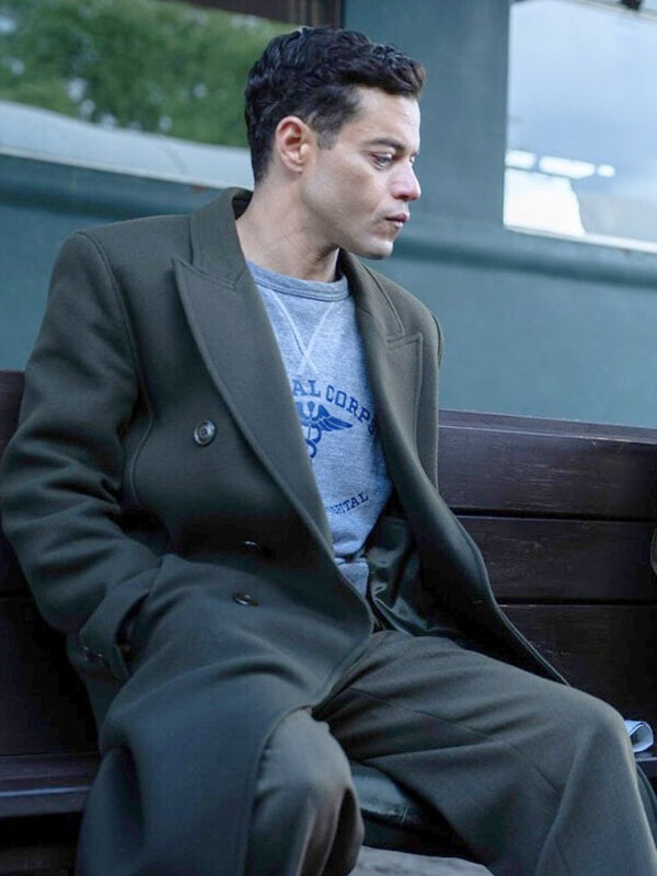 Rami Malek Nuremberg 2025 Wool Coat