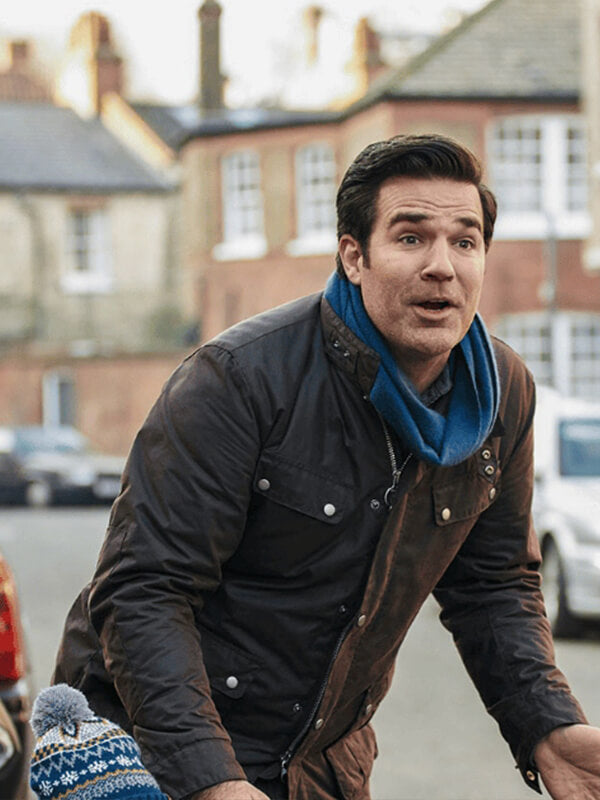 Rob Delaney Black Mirror S06 Brown Utility Jacket