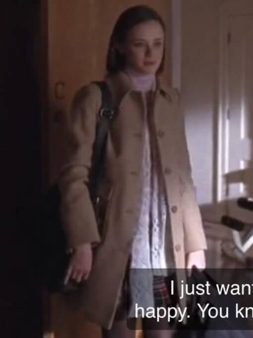 Rory Gilmore Gilmore Girls S05 Brown Wool Coat