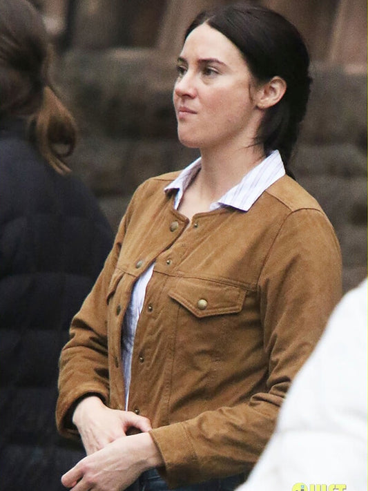 Shailene Woodley Count My Lies 2026 Suede Jacket