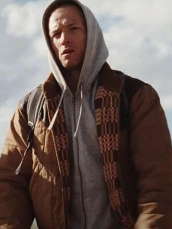 She Rides Shotgun 2025 Taron Egerton Cotton Jacket