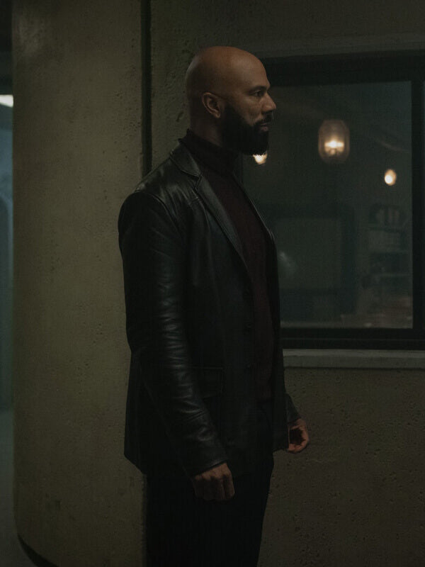 Silo S01 Robert Sims Black Leather Blazer