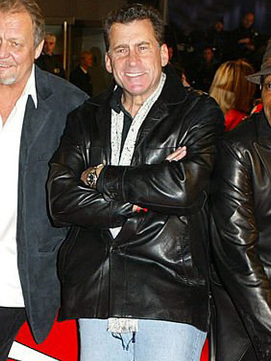 Starsky & Hutch David Soul Black Leather Blazer