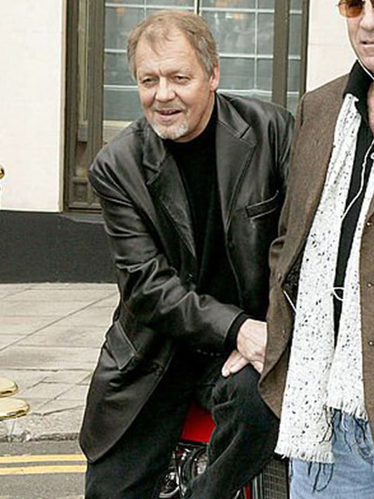 Starsky & Hutch David Soul Black Leather Blazer