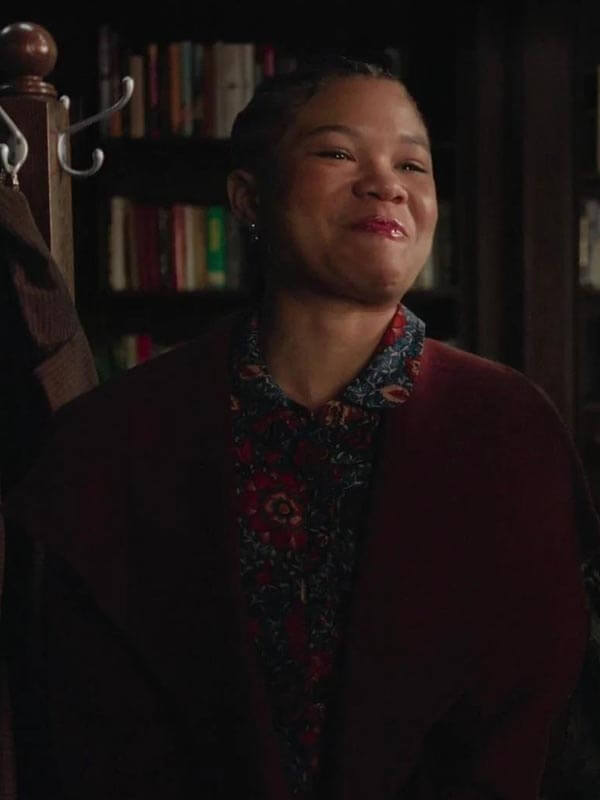 Storm Reid Roommates 2026 Wool Coat