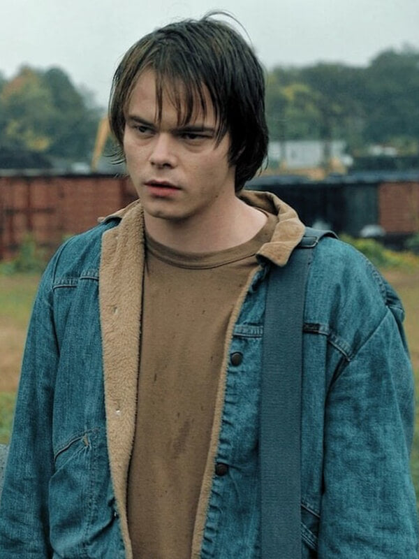 Stranger Things Jonathan Byers Denim Sherpa Jacket