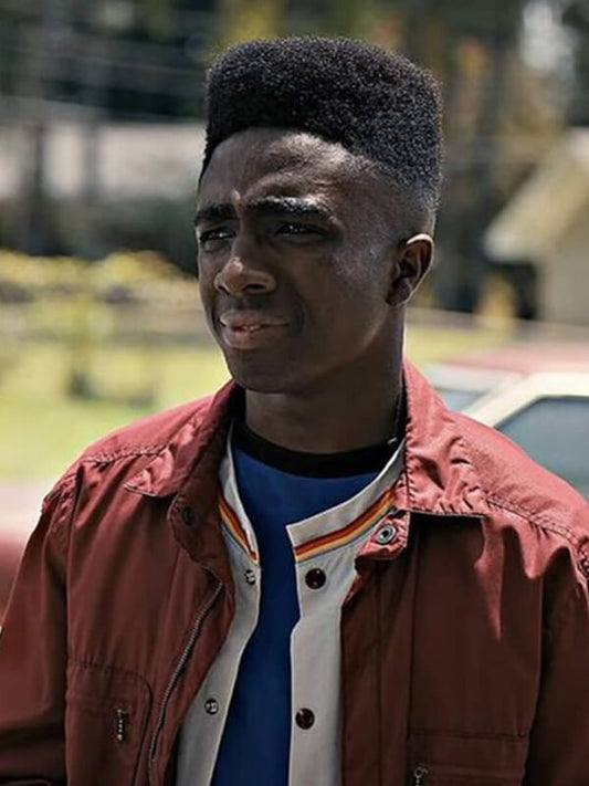 Stranger Things S04 Lucas Sinclair Cotton Jacket