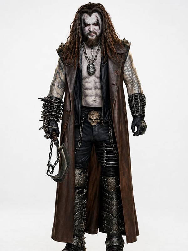 Supergirl 2026 Jason Momoa Brown Leather Coat