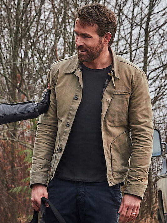The Adam Project Ryan Reynolds Cotton Jacket