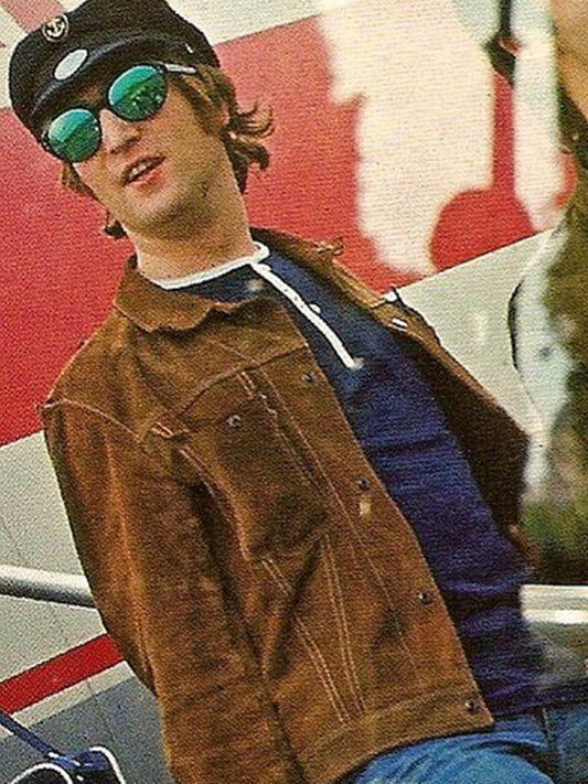 The Beatles John Lennon Rubber Soul Suede Jacket