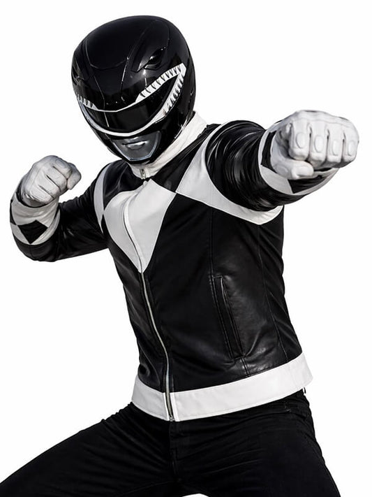 The Black Ranger MMPR Once & Always Cosplay Jacket