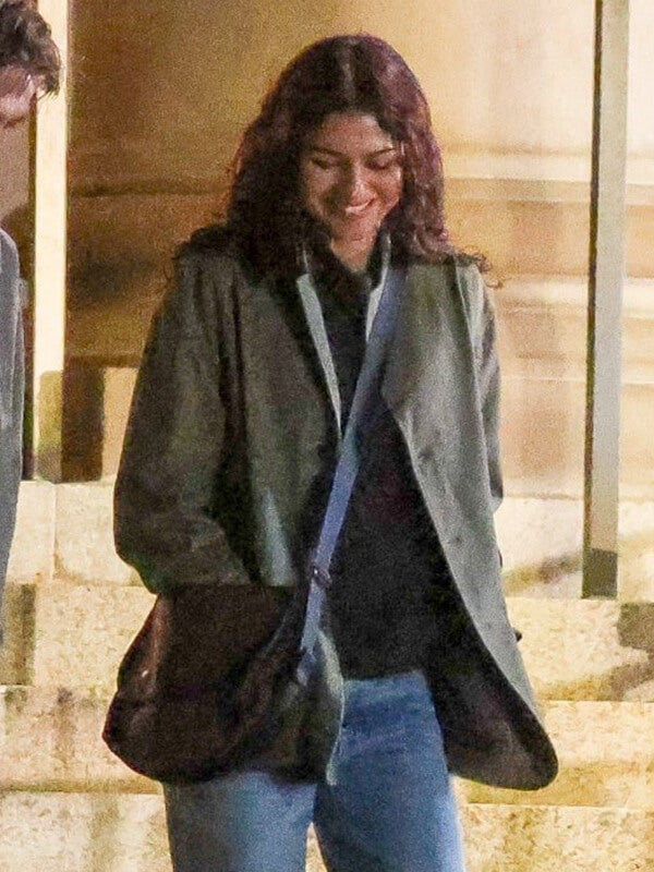 The Drama 2026 Zendaya Green Cotton Jacket