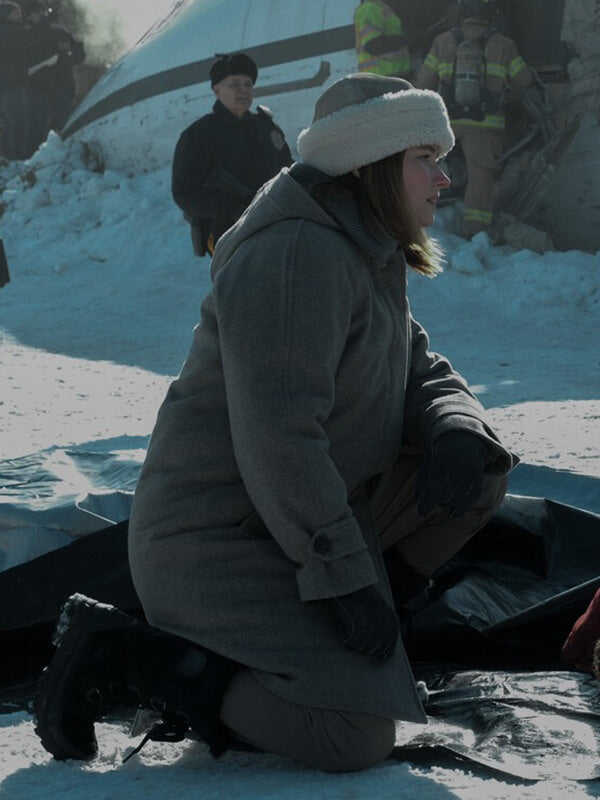 The Last Frontier S01 Haley Bennett Wool Coat