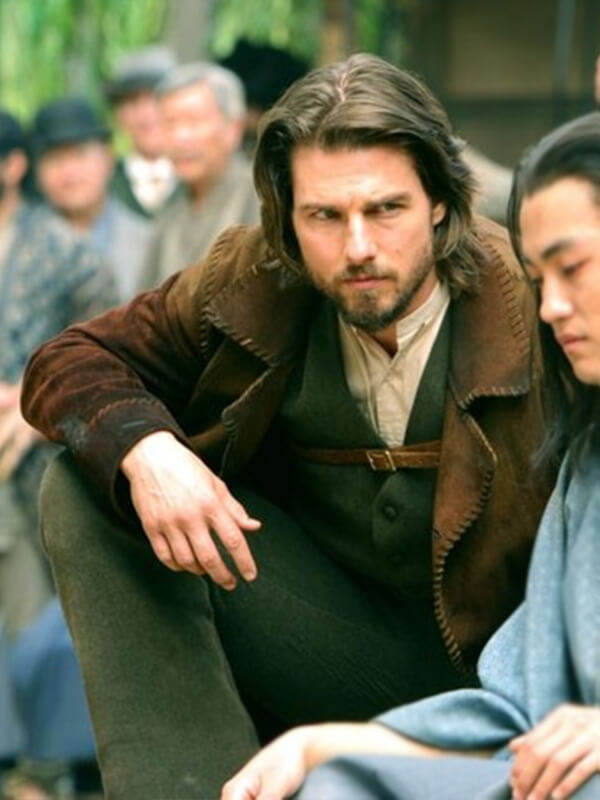 The Last Samurai Tom Cruise Brown Suede Leather Coat