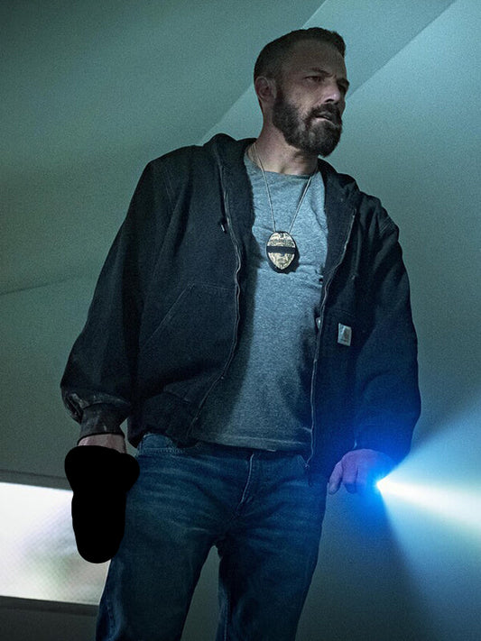 The Rip 2026 Ben Affleck Black Cotton Jacket