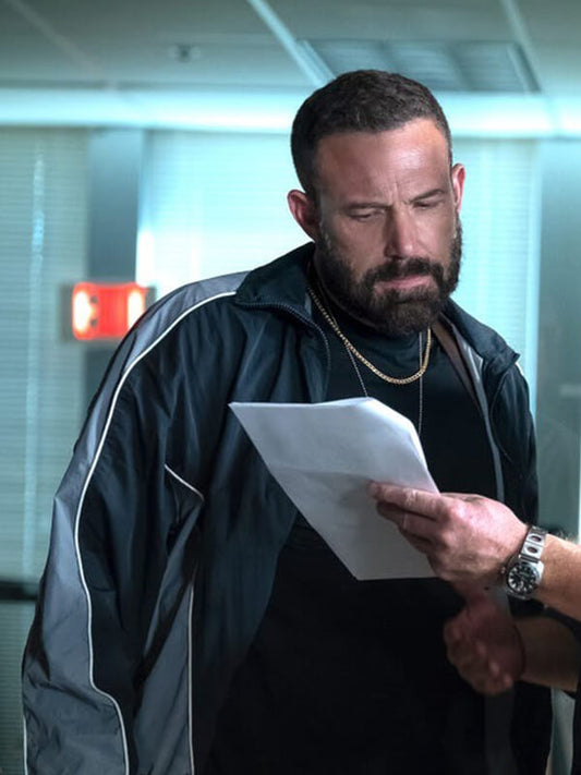 The Rip 2026 Ben Affleck Black Track Jacket