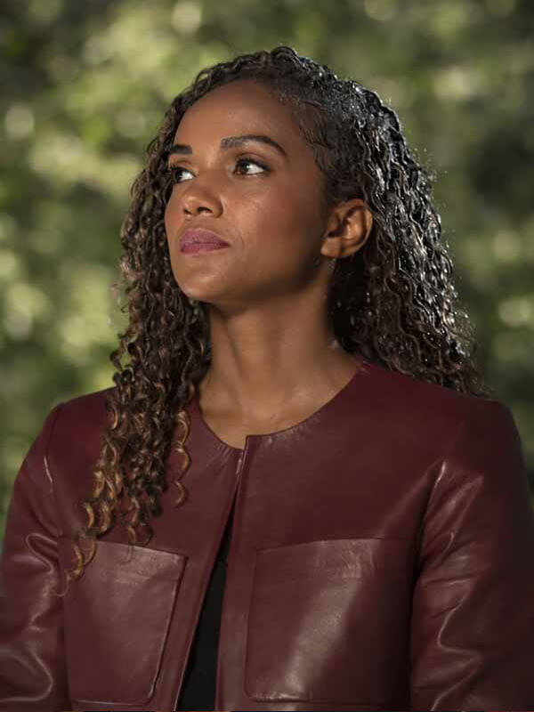 The Rookie S08 Nyla Harper Brown Leather Jacket