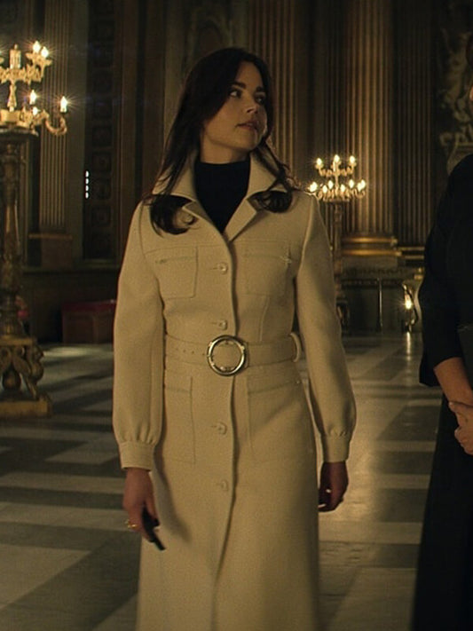 The Sandman S01 Johanna Constantine White Trench Coat