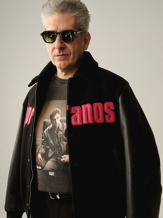 The Sopranos Michael Imperioli Kith Black Varsity Jacket