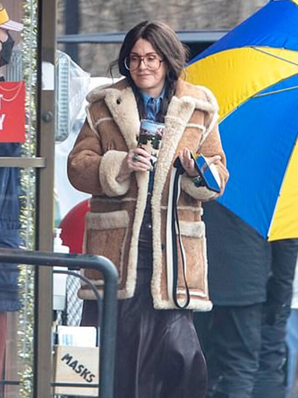 The Umbrella Academy Megan Mullally Shearling Leather Coat