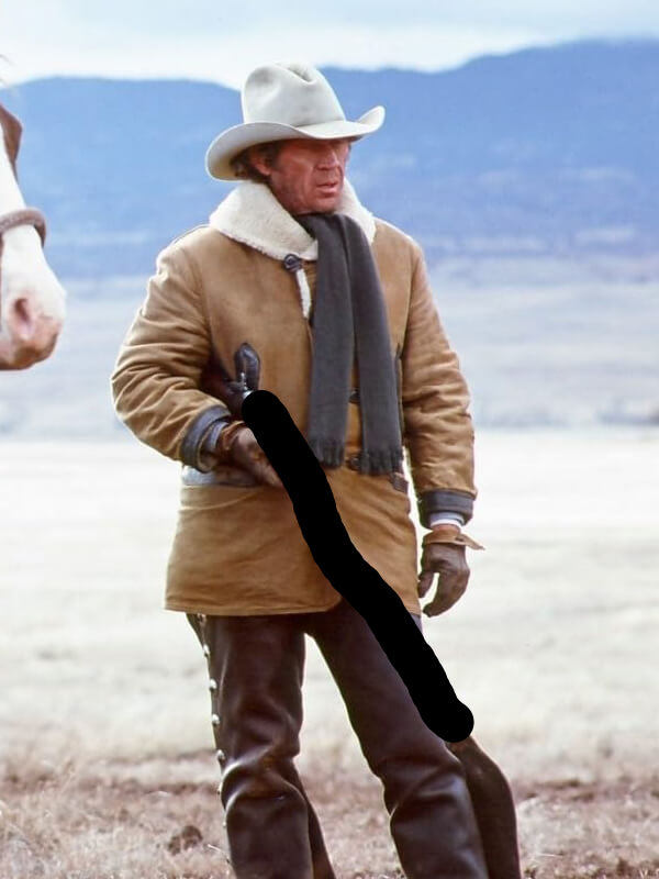 Tom Horn 1980 Steve McQueen Brown Suede Coat