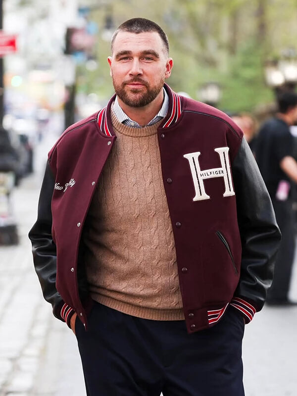 Travis Kelce NYC 2026 Letterman Jacket