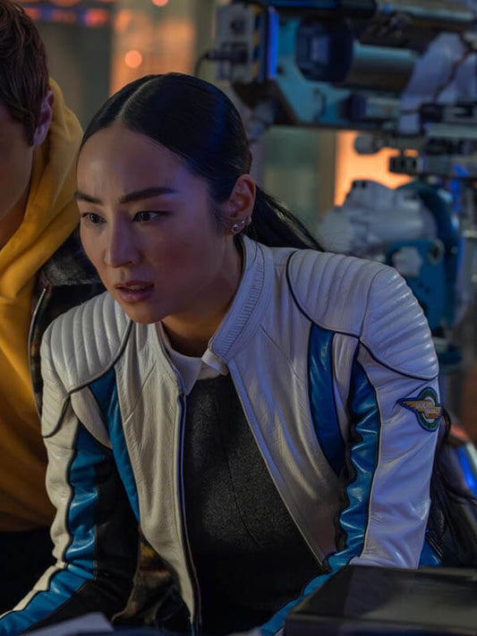 Tron: Ares 2025 Eve Kim Leather Jacket