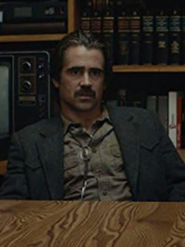 True Detective Colin Farrell Grey Wool Blazer