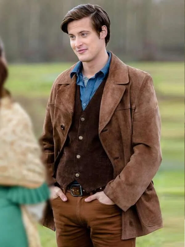 When Calls the Heart Aren Buchholz Brown Suede Jacket