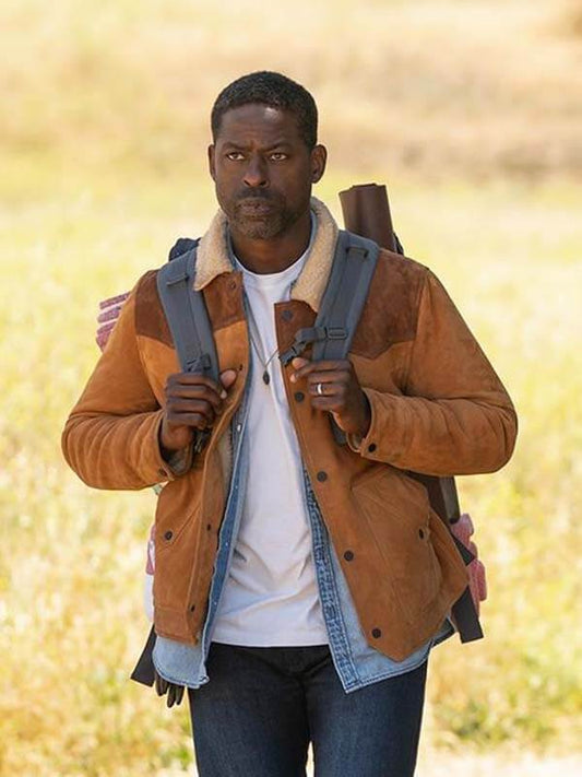 Xavier Collins Paradise S02 Suede Leather Jacket