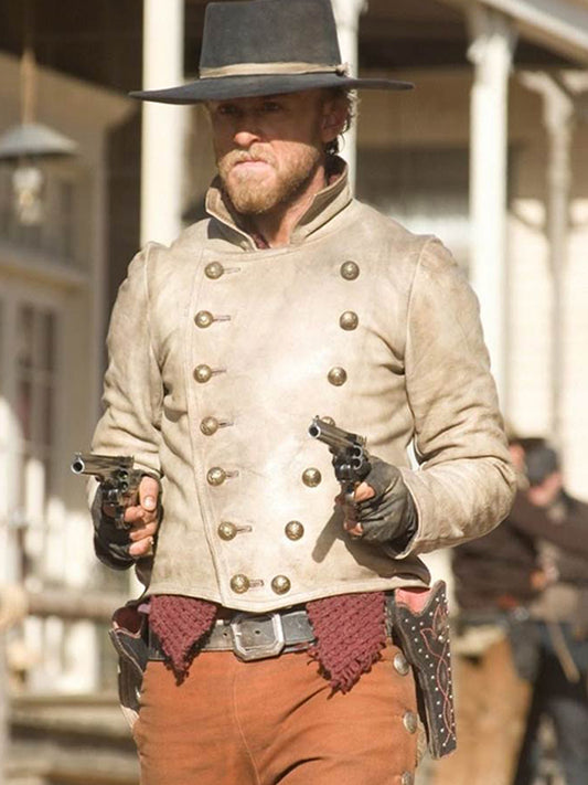 310 to Yuma Ben Foster Beige Leather Tailcoat