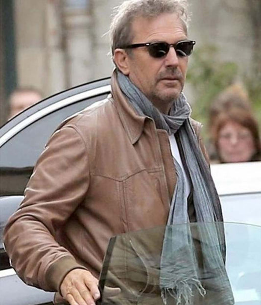3 Days To Kill Kevin Costner Leather Jacket