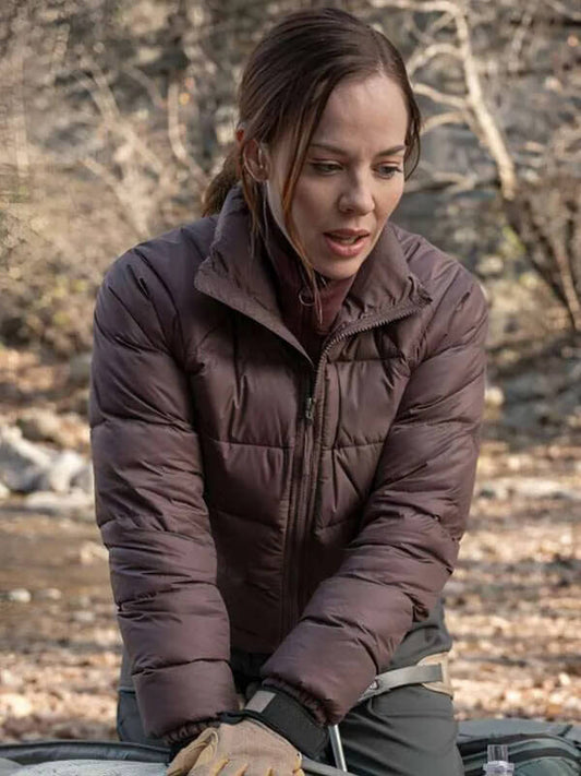 Samantha Hart Brown Puffer Jacket