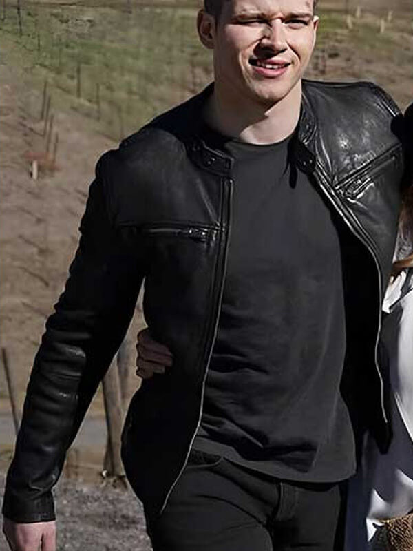 9-1-1 S01 Evan Buckley Black Leather Jacket