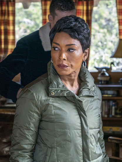 9-1-1 S02 Angela Bassett Green Puffer Jacket