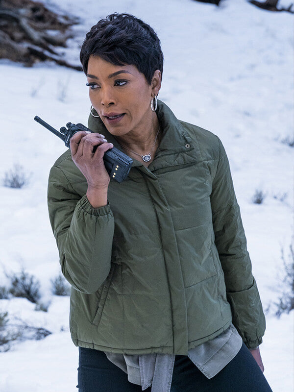 9-1-1 S02 Angela Bassett Green Puffer Jacket