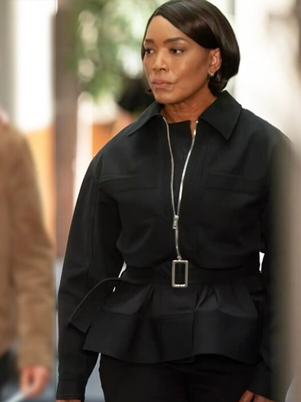9-1-1 S08 Angela Bassett Black Cotton Jacket