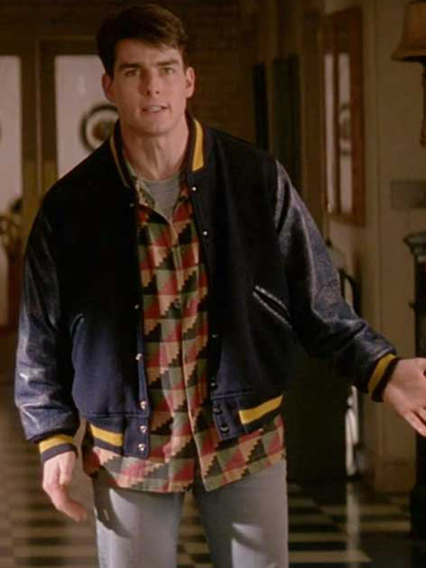 A Few Good Men Tom Cruise Varsity Jacket veste en cuir
