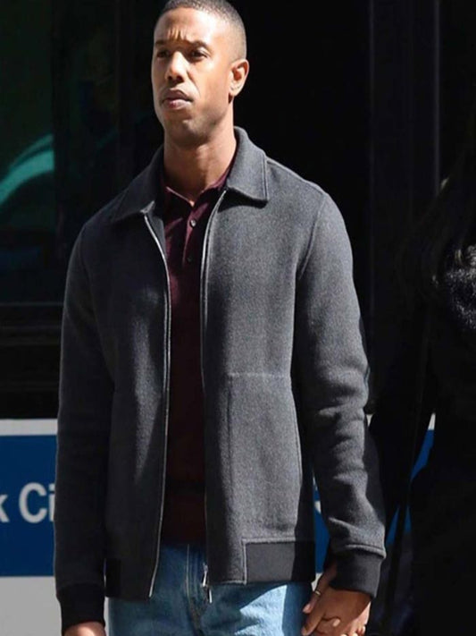 A Journal For Michael B. Jordan Wool Jacket