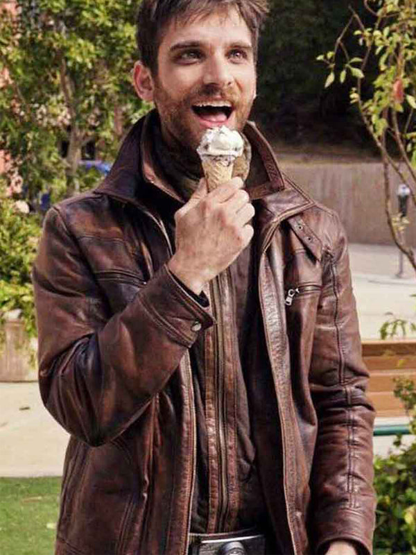 Agents Of Shield Deke Shaw Brown Leather Jacket New Year Sale